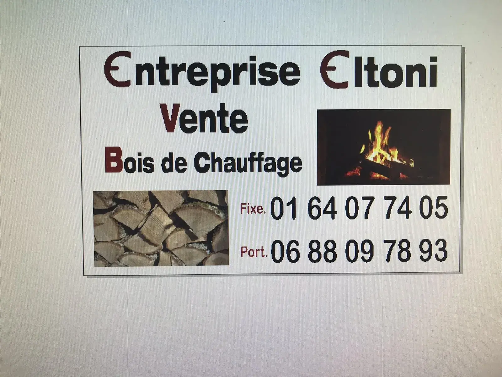 Bois de chauffage Eltoni